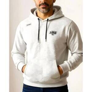 NEW LA KINGS small logo hawthorne tech hoodie in stone